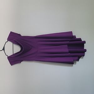 Purple High Low Dress